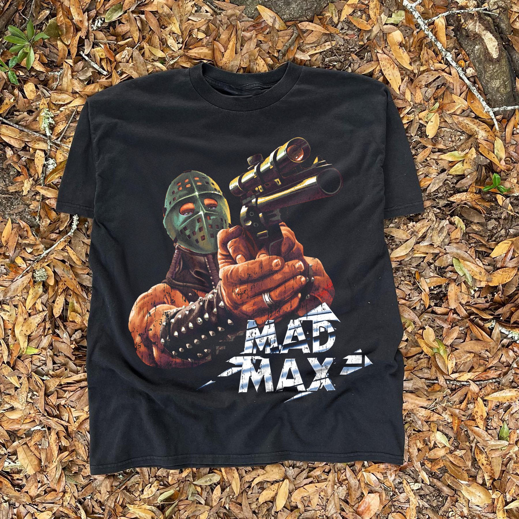 Black 'Just Walk Away' Graphic Tee