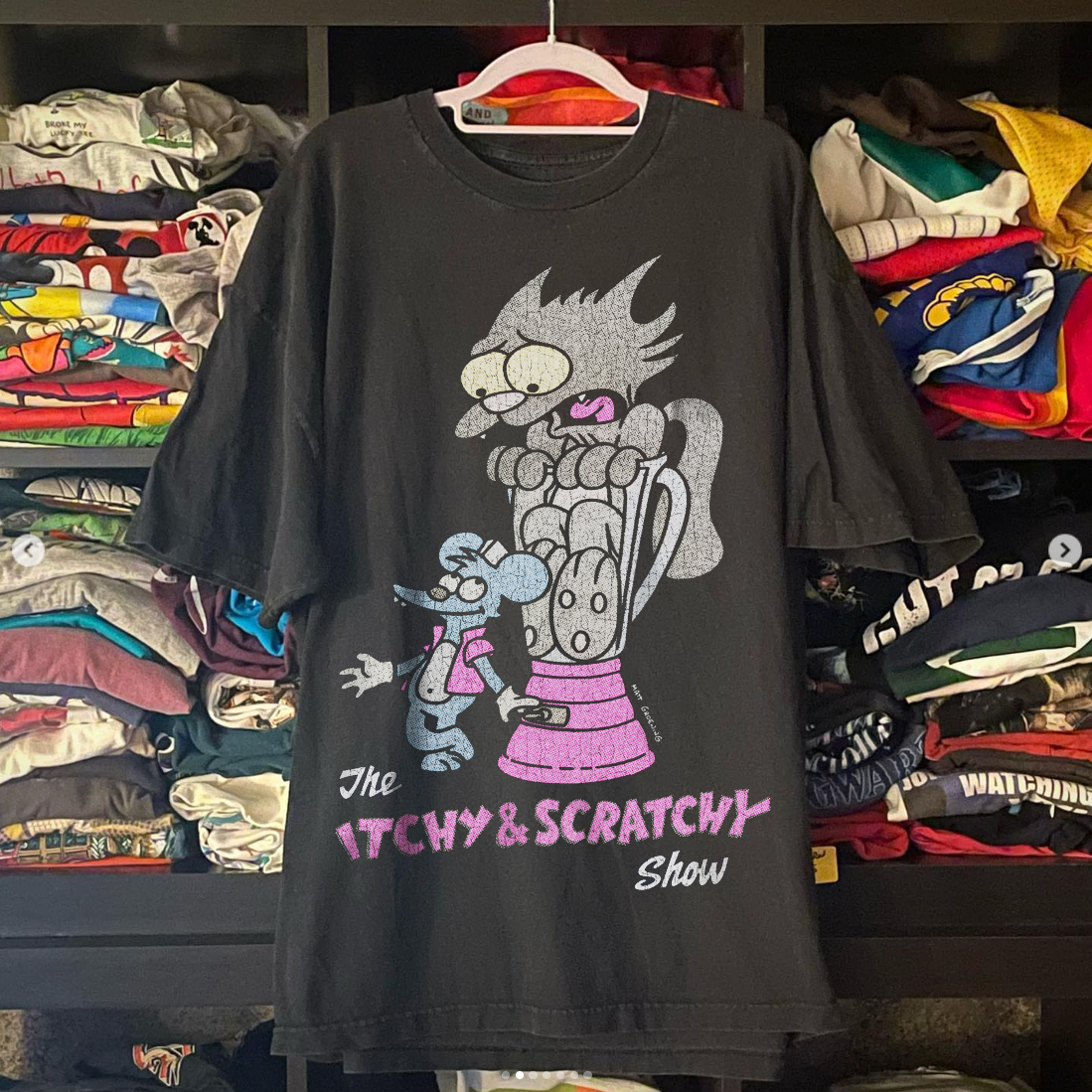 Itchy & Scratchy Vintage Washed Tee