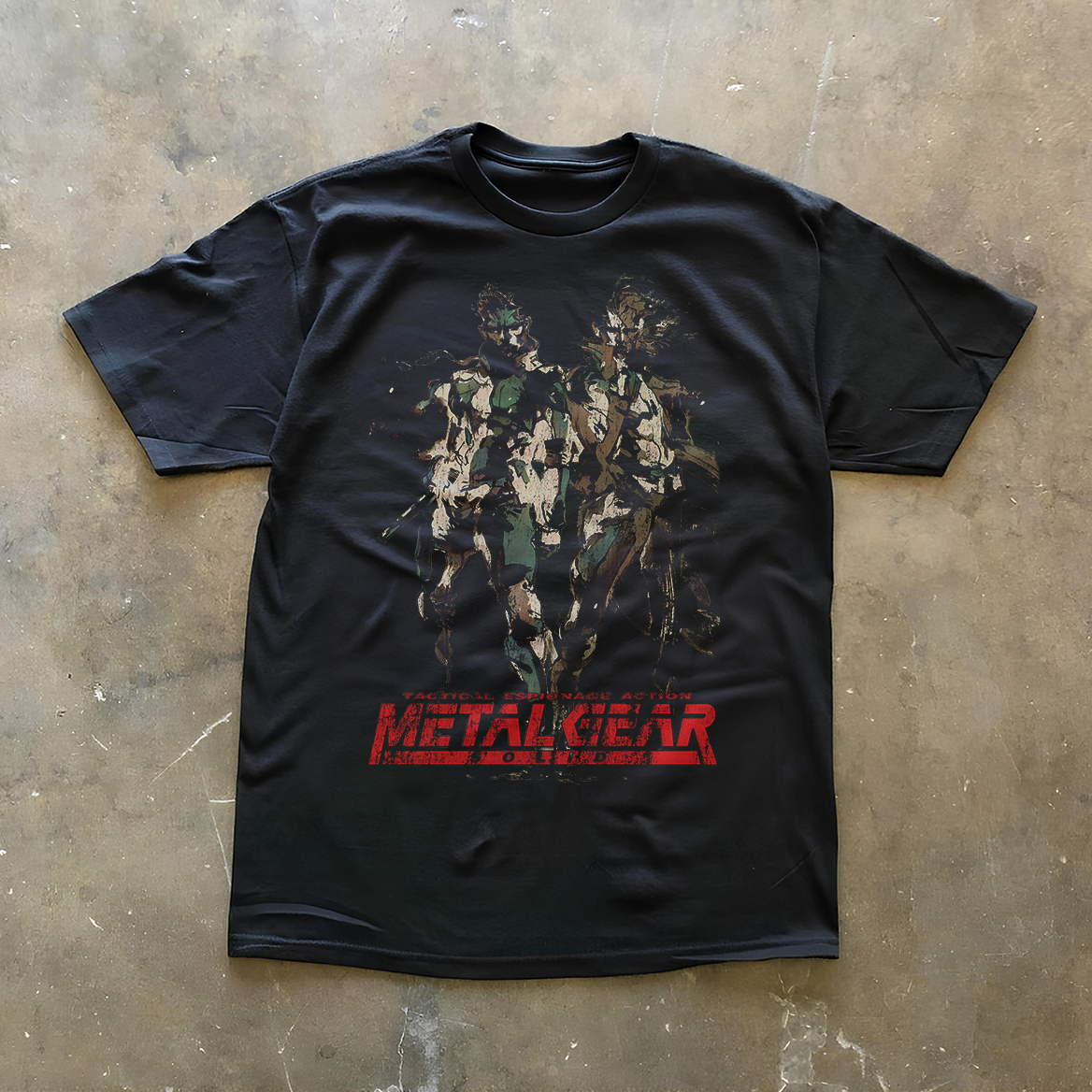 Metal Gear Solid Black Graphic Tee