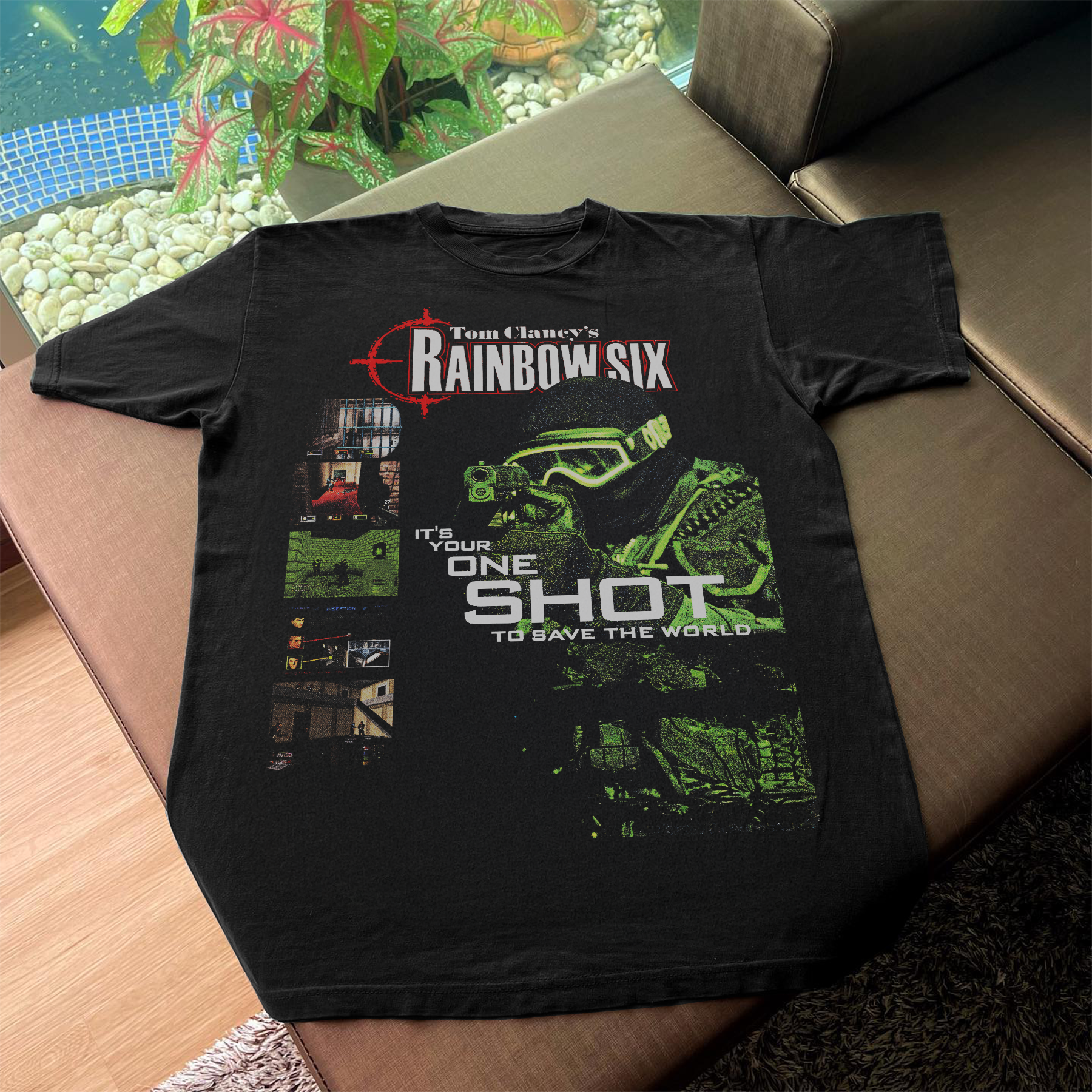 Vintage '98 Rainbow Six Promo Tee - Black