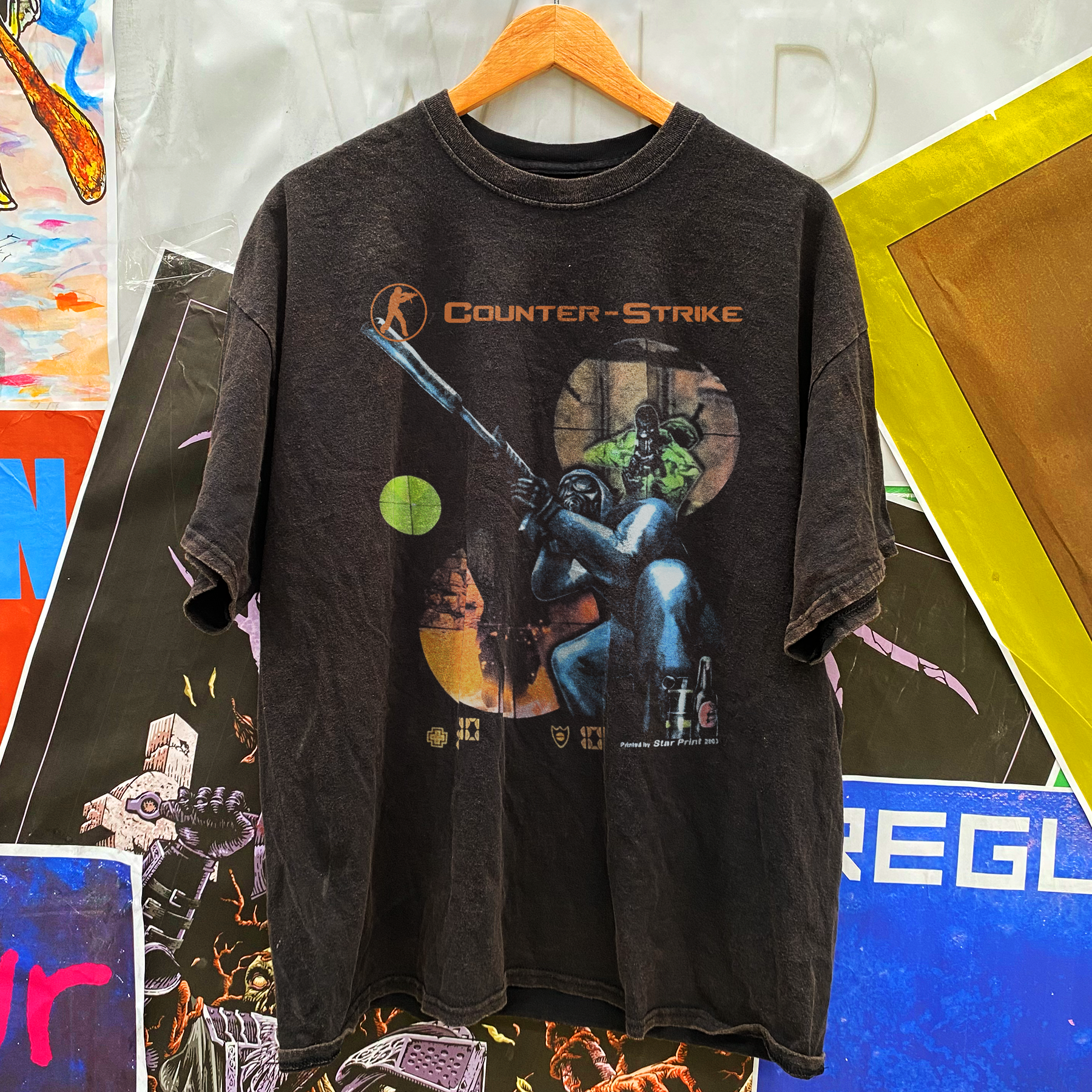 2003 Counter-Strike 1.6 Retro Gaming Tee
