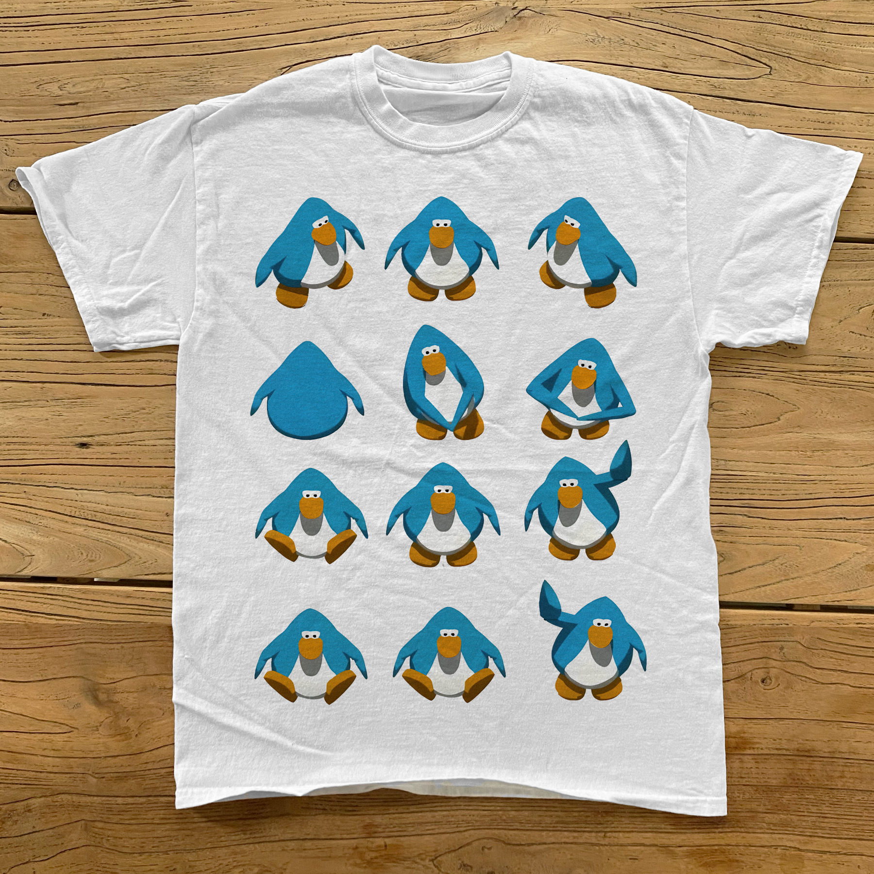 Penguin Dance Club Graphic White Tee