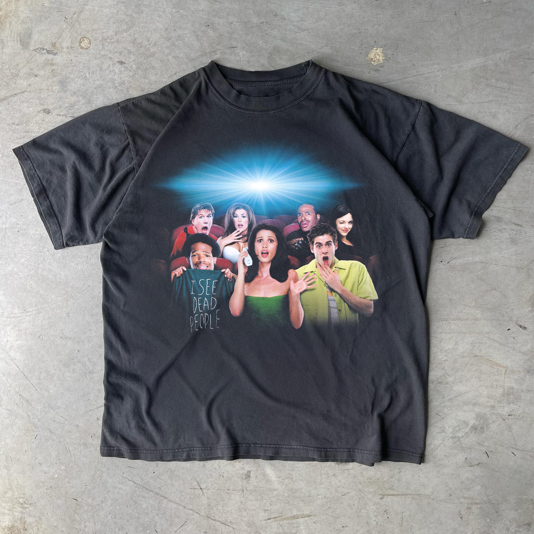 2000s Scary Movie Black Promo Tee