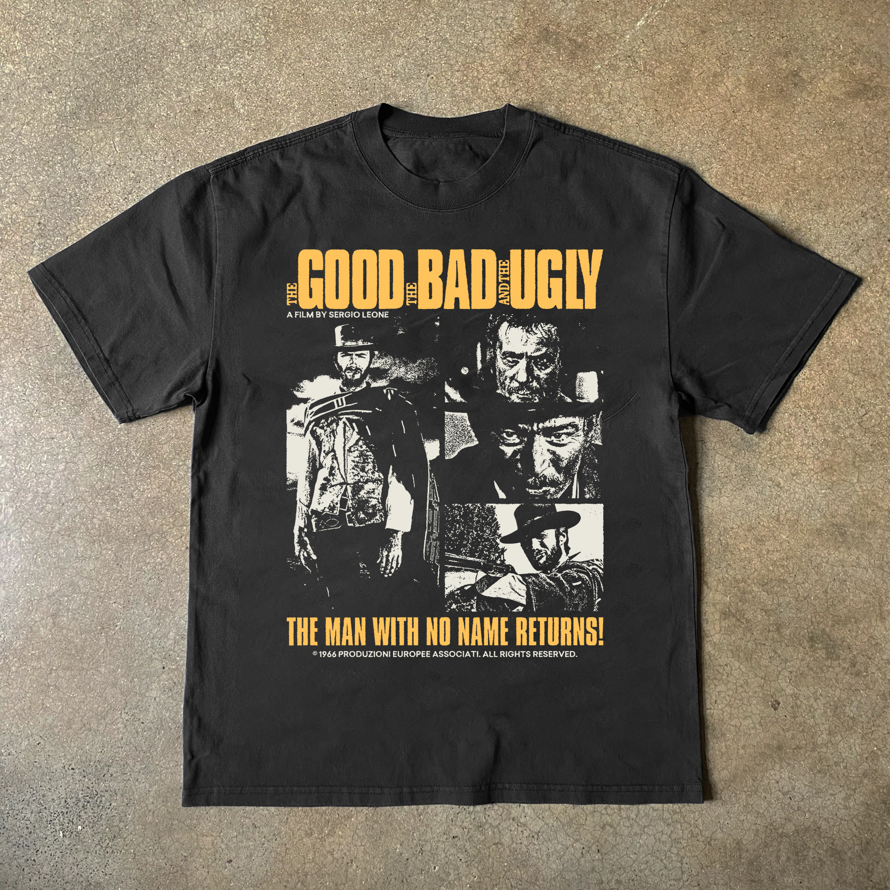 Classic The Good, The Bad & The Ugly Black Tee