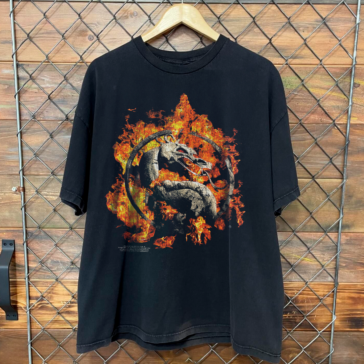 MK Annihilation Washed Black Tee - Rare Edition