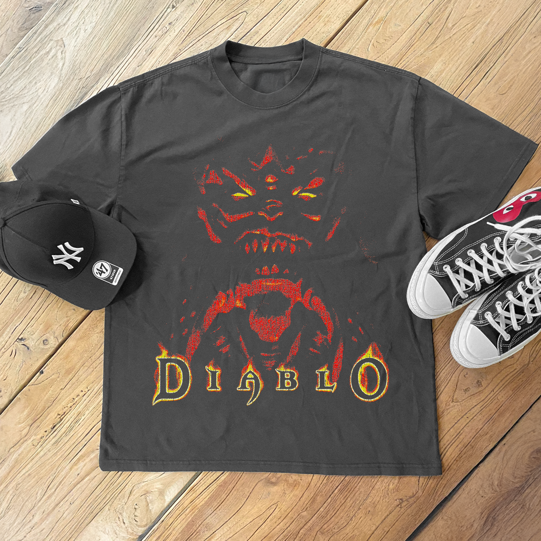 1996 Diablo Black Graphic Tee
