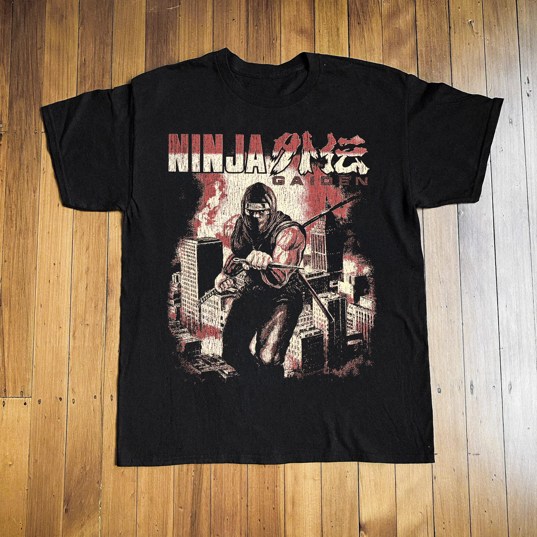 Vintage Ninja Gaiden Black T-Shirt