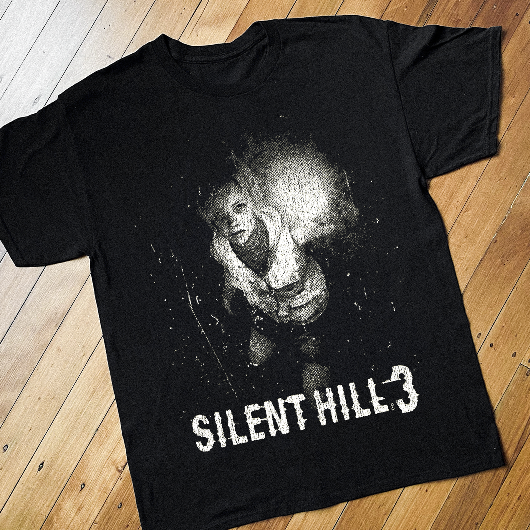 Silent Hill 3 PS2 Vintage Black Tee