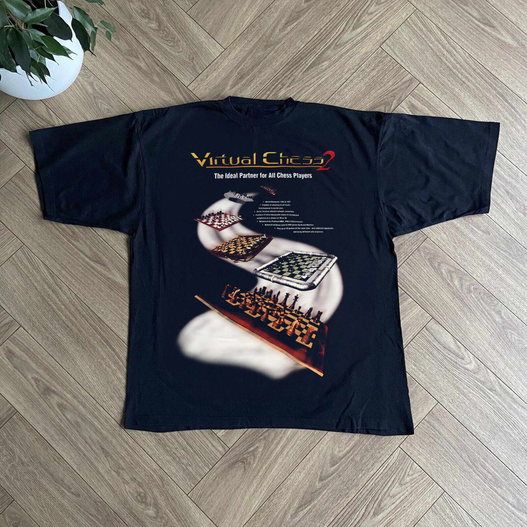 90s Virtual Chess 2 Retro Gaming T-Shirt