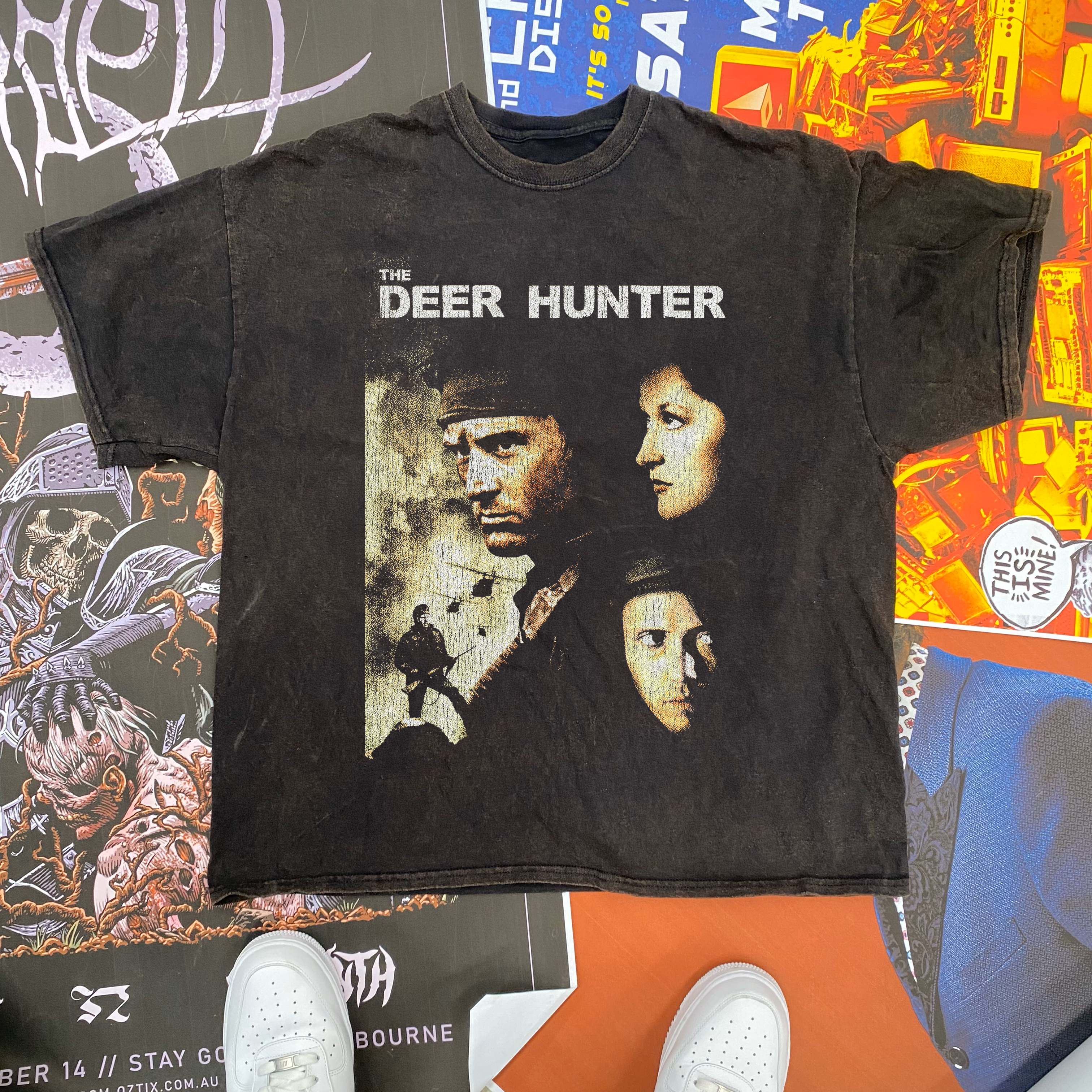 Deer Hunter Vintage Black Tee