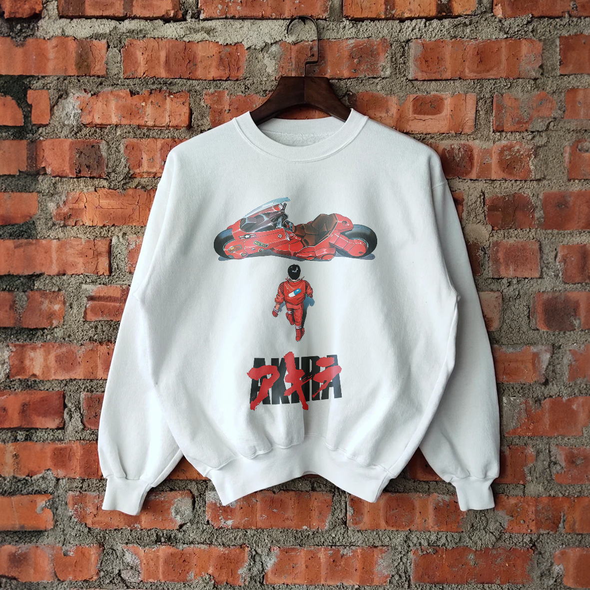 Classic White Akira Crewneck Tee