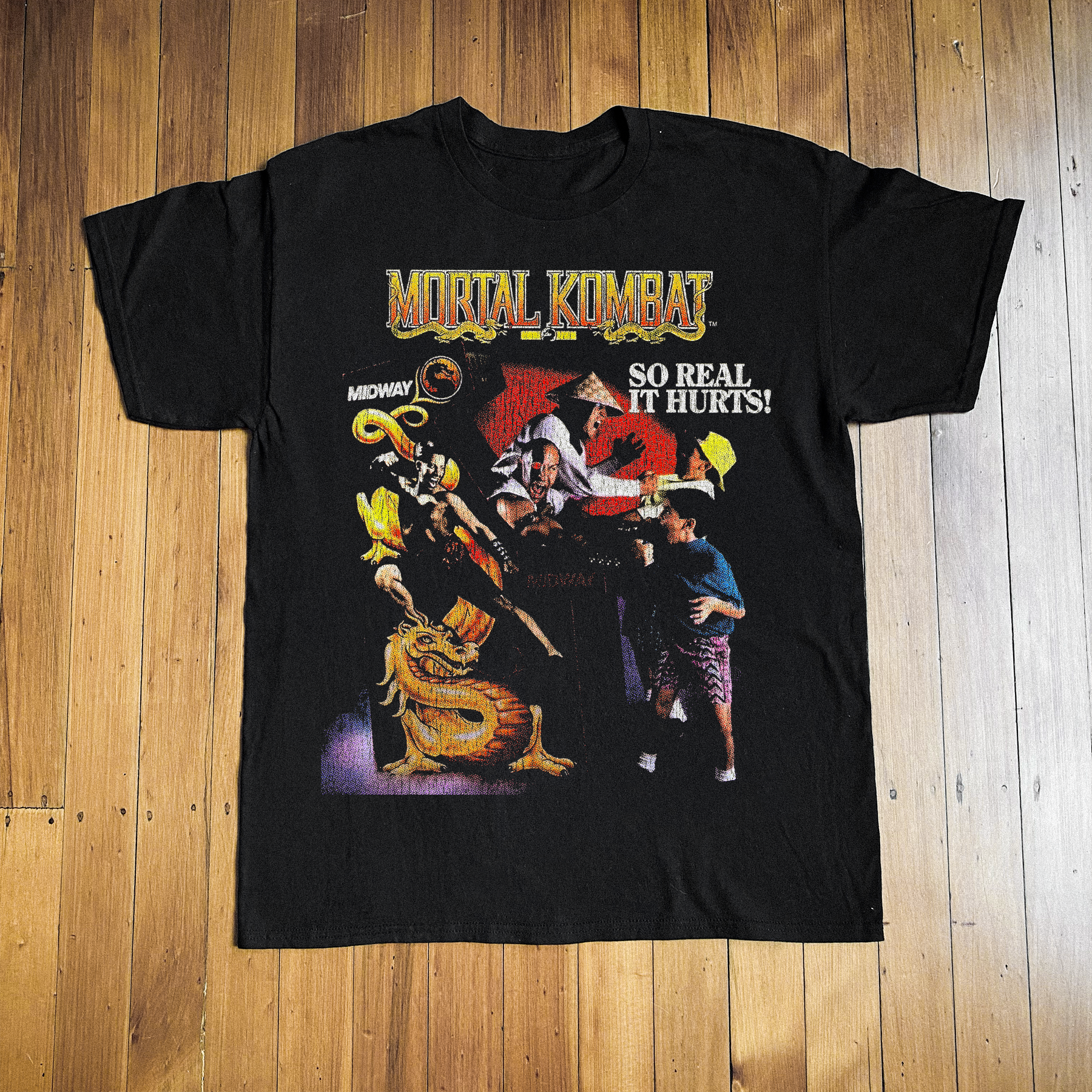 Mortal Kombat '92 Retro Black T-Shirt