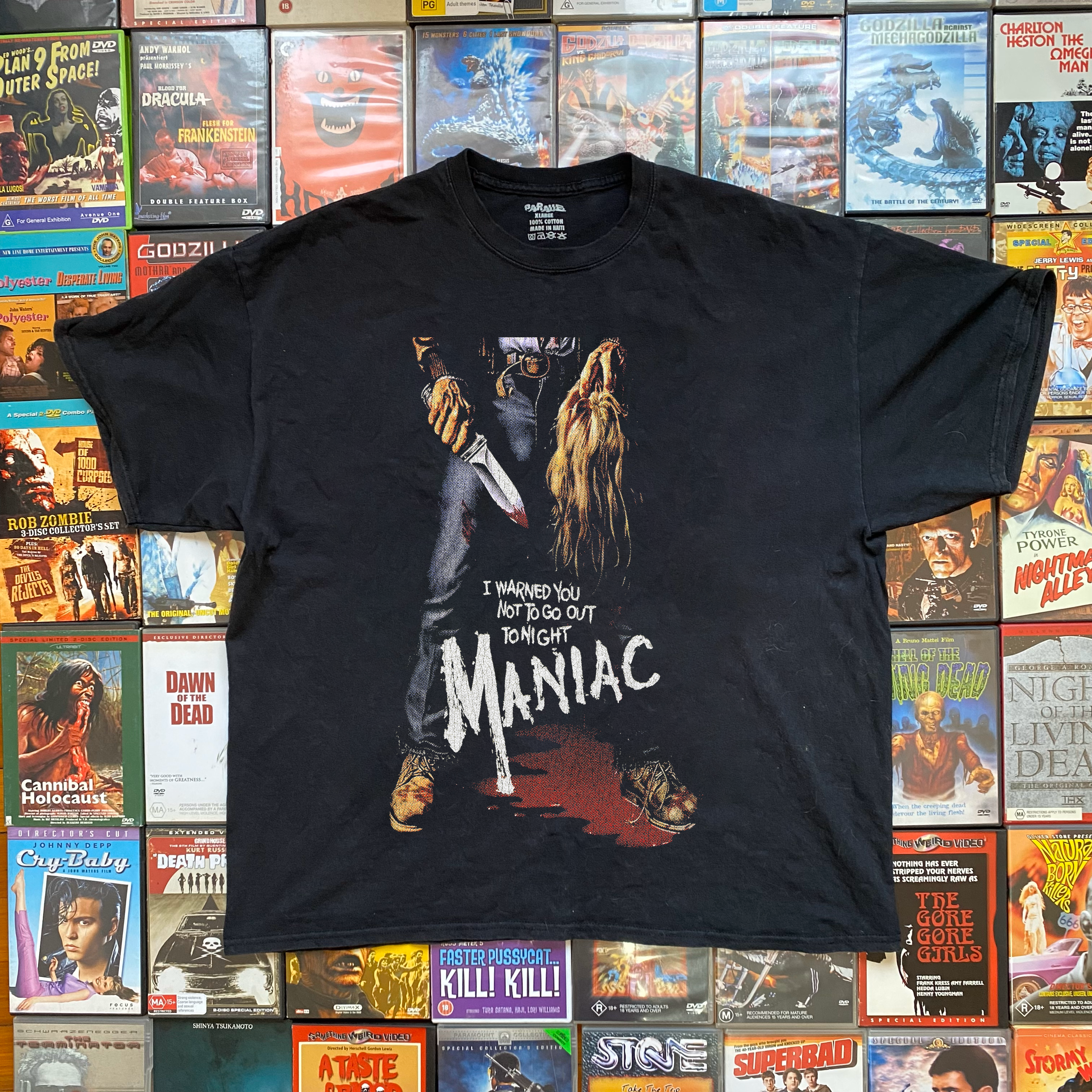 Black Maniac Promo Graphic Tee