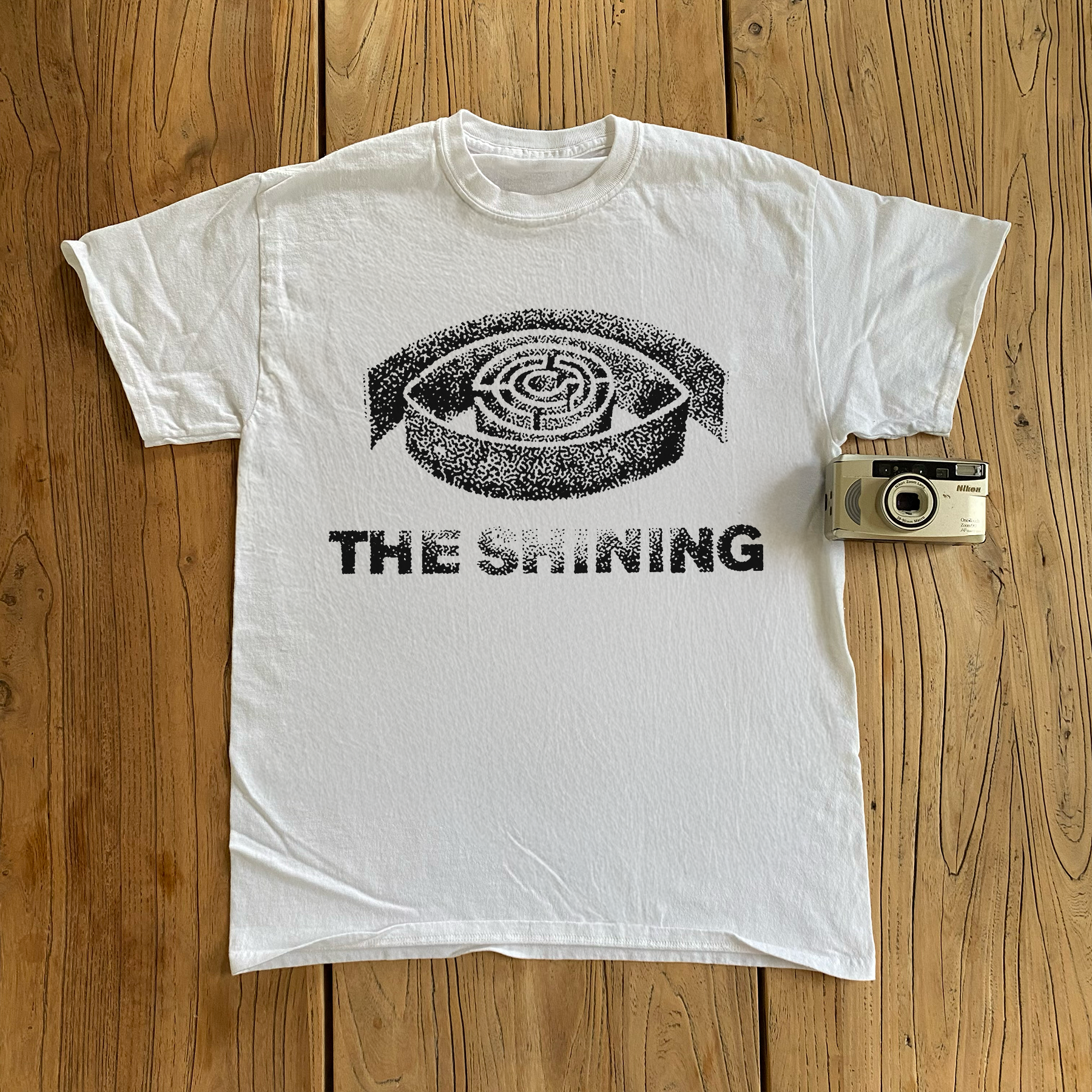 "The Shining" Saul Bass White Graphic Tee
