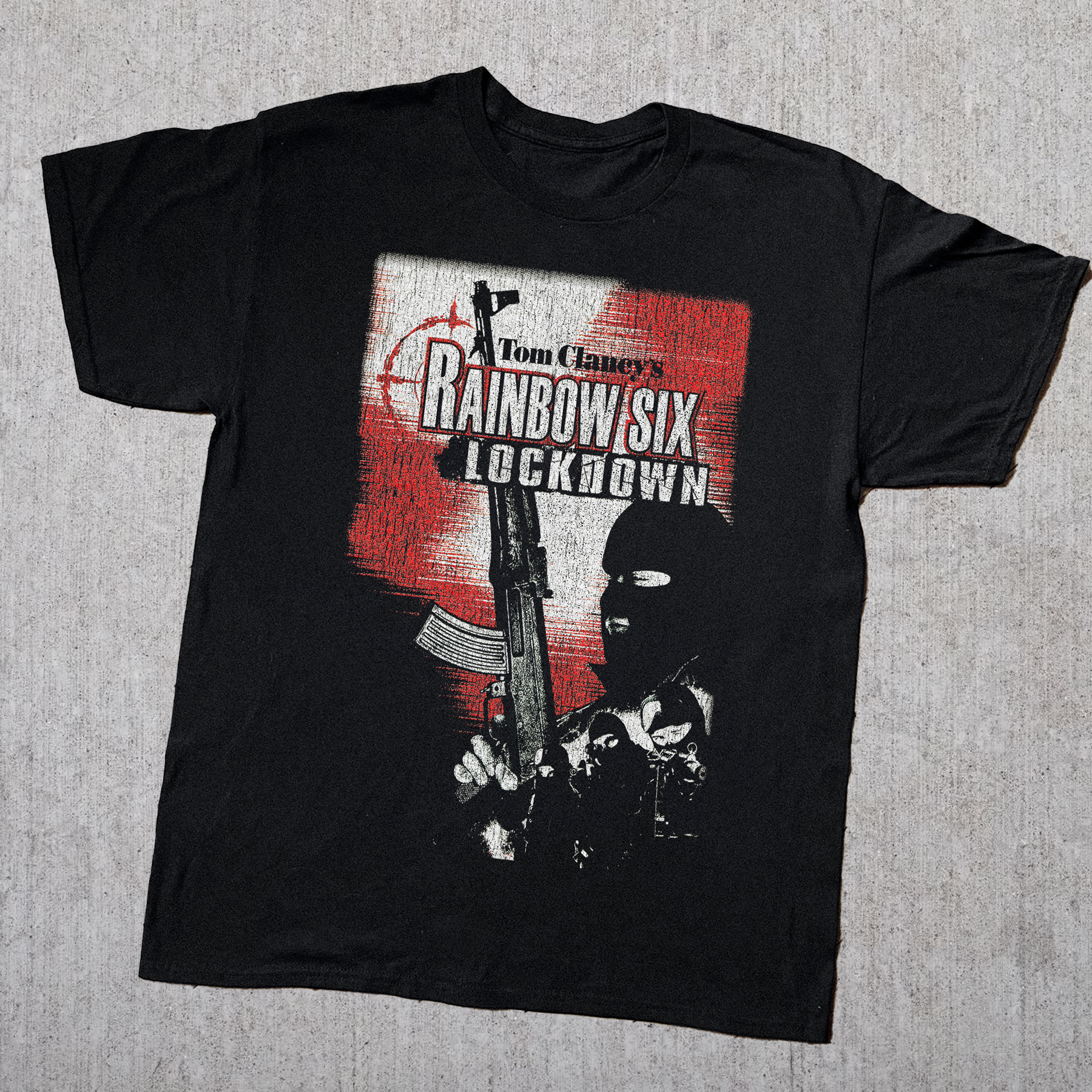 2005 Rainbow Six Lockdown Xbox Gaming T-Shirt