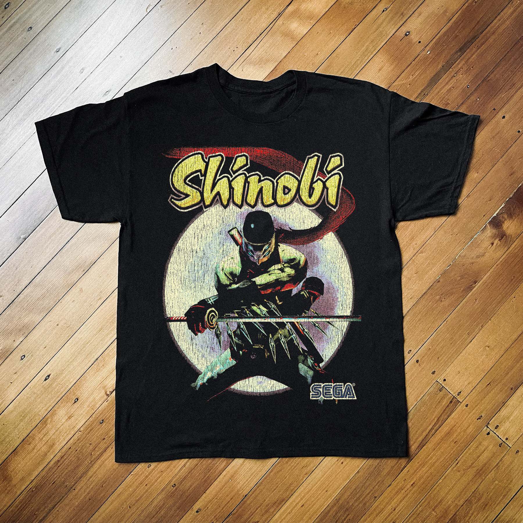 Shinobi PS2 Black Gaming T-Shirt