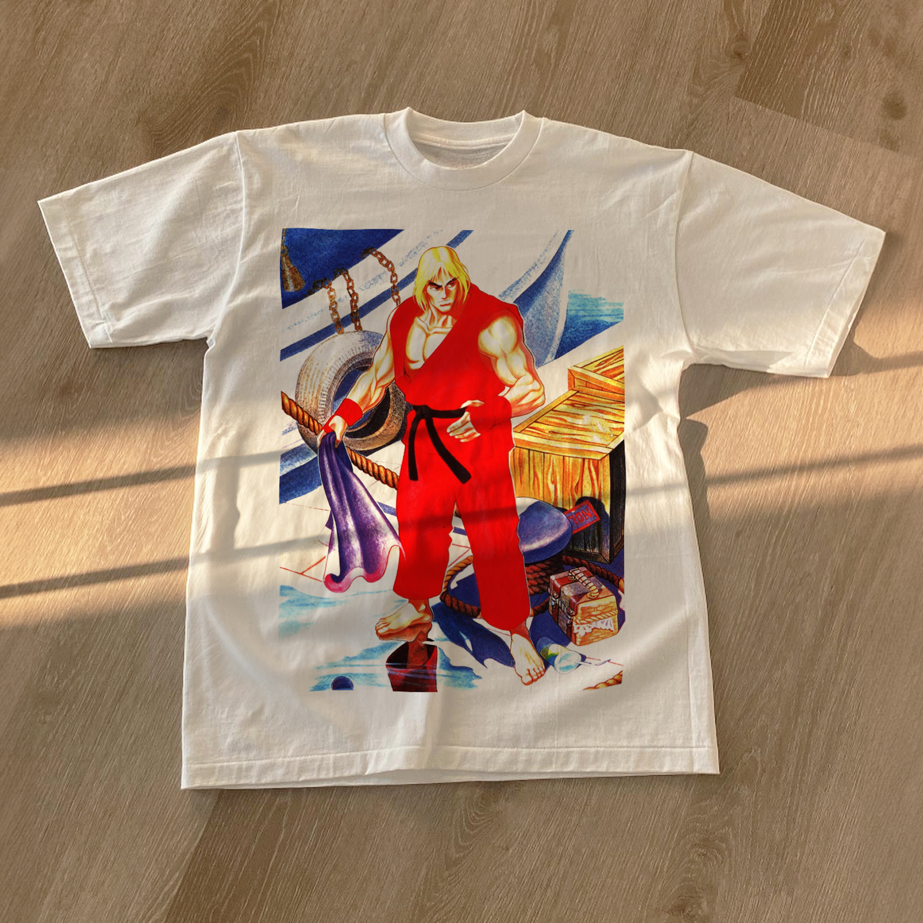 90s Retro Ken Street Fighter Graphic Tee