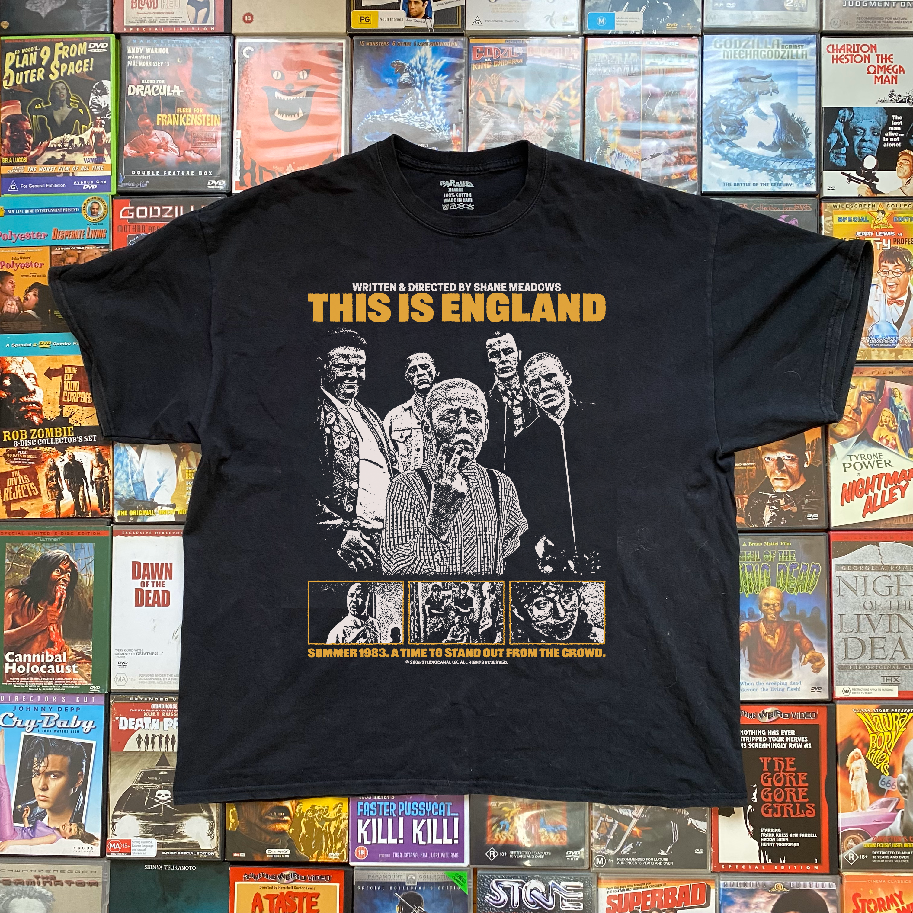 England Promo Black Graphic Tee