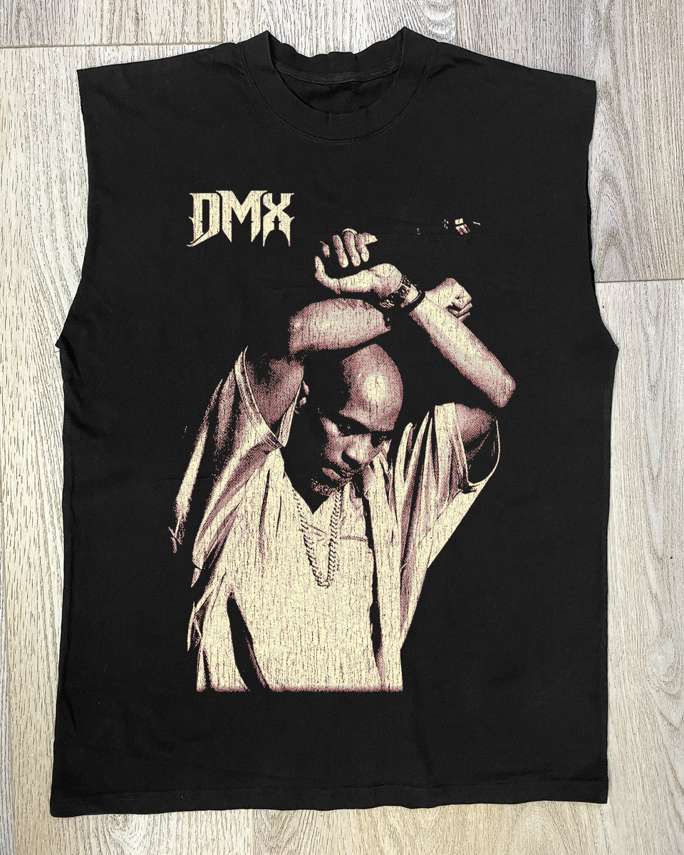 2003 DMX Black Cut-Off Tee