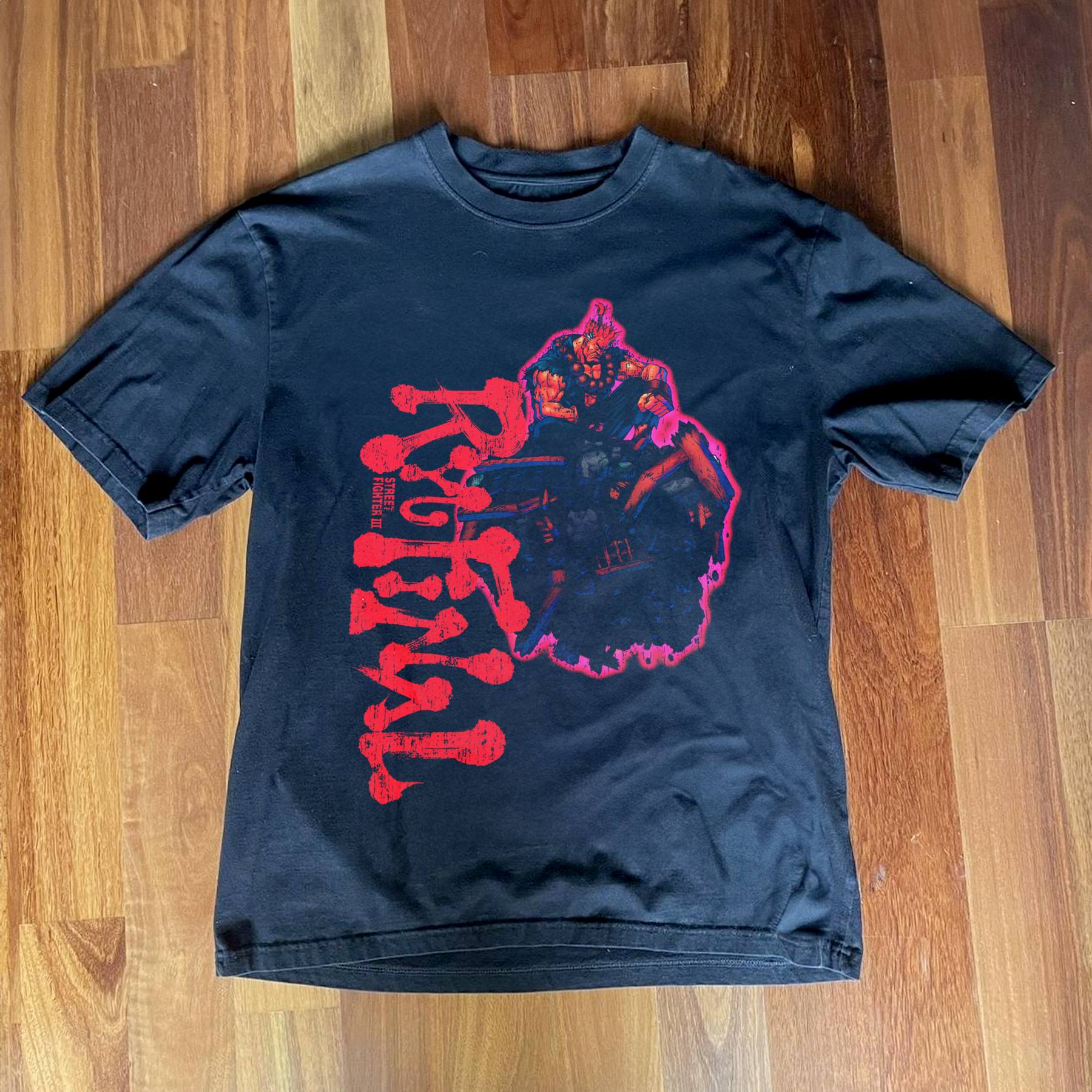 1990s Street Fighter Akuma Awaits Vintage Tee