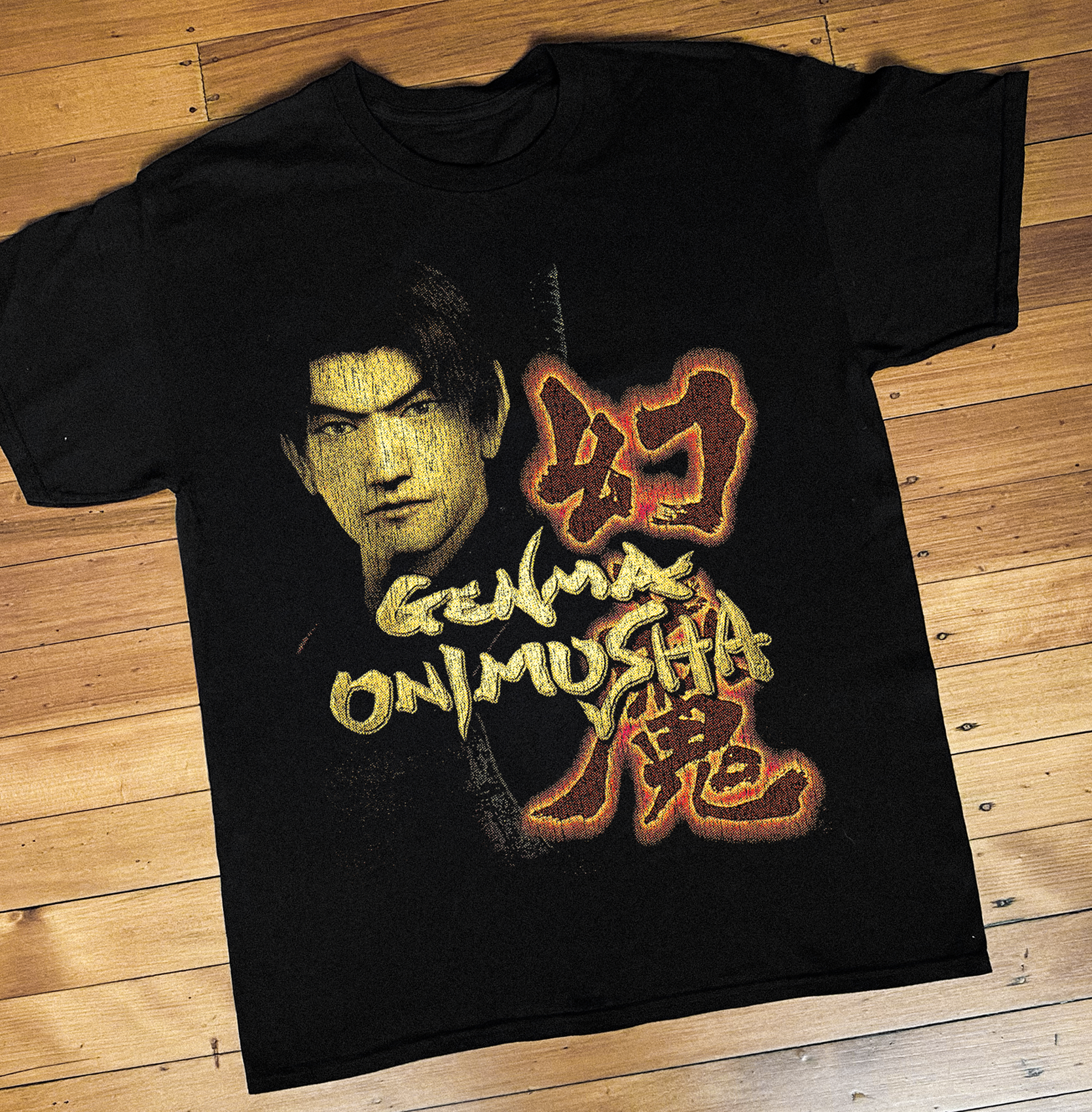 Onimusha XBOX Black T-Shirt - '02 Genma Edition
